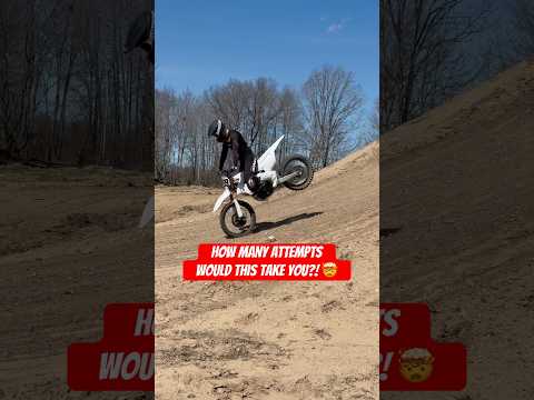 How many attempts would this stunt take you?! 🤔