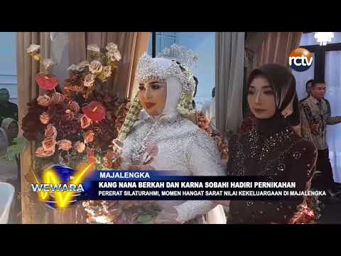 Kang Nana Berkah dan Karna Sobahi Hadiri Pernikahan