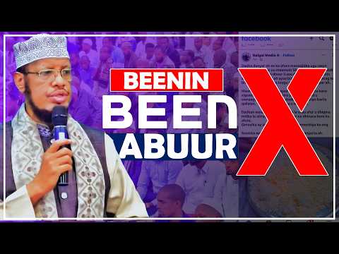 DAG DAG | SH MAXAMED UMAL OO BEENIYAY BEEN ABUUR LAGA SHEEGAY MASAAJISKA 6KA NAIROBI -NAIROBI