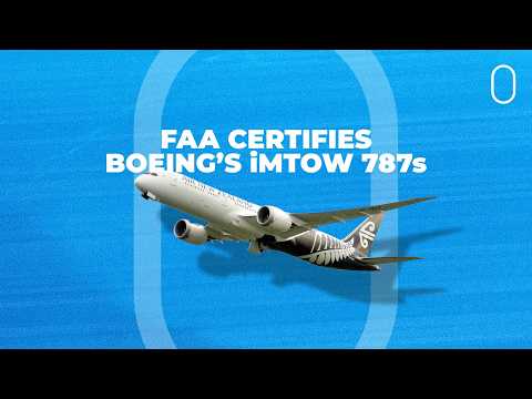 YouTube video thumbnail: Boeing's Higher Mtow 787 Dreamliners Cleared By FAA