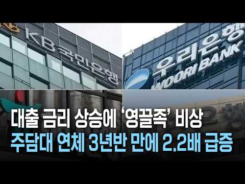 대출 금리 상승에 ‘영끌족’ 비상... 주담대 연체 3년반 만에 2.2배 급증