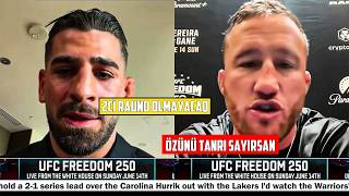 Ilia TOPURIA vs Justin GAETHJE | Qarşılıqlı fikir mübadiləsi | UFC Freedom 250
