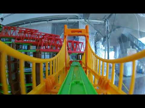 【プラレール】飯塚オートレースレイアウトのプラレール前面展望