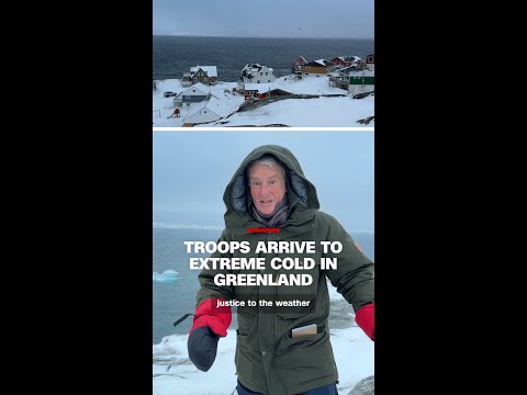 Troops arrive to extreme cold in Greenland