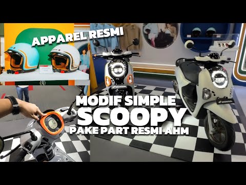 BEGINILAH SPAREPART AKSESORIS RESMI & APPAREL KALCER SCOOPY TERBARU, BIAR BEDA!