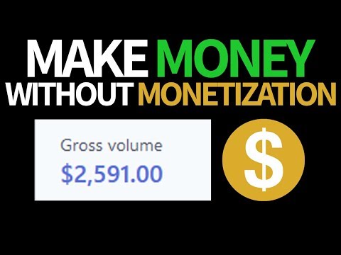 The Best Way to Make Money on YouTube WITHOUT Being Monetized!