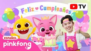 Pinkfong, Feliz Cumpleaños🥳🎂 Te Queremos Mucho💕 | Canciones para Cumpleaños | @Pinkfong_Español