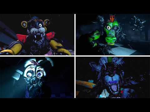 Parasite Glamrock FNAF Security Breach Encounter Animations