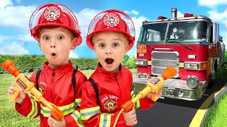 Trẻ em học về chữa cháy và giúp đỡ mọi người!