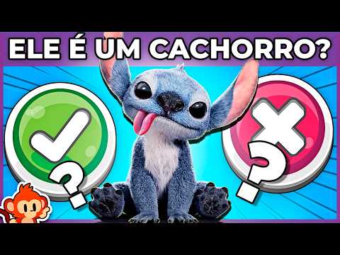 🌸🛸60 DESAFIOS IRADOS LILO E STITCH | Jogos para testar seus conhecimentos e raciocínio #MacaQuiz 🐵