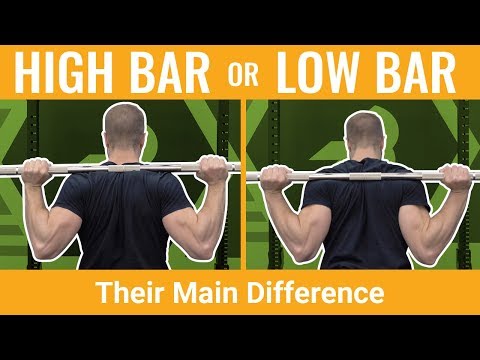 The Differences Between High Bar Vs Low Bar Squats Explained Barbend