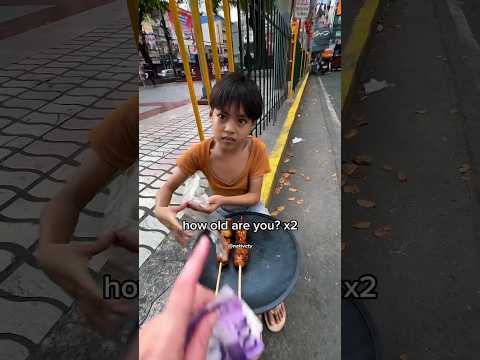 American Content Creator and Pinoy Kid Selling Bananacue