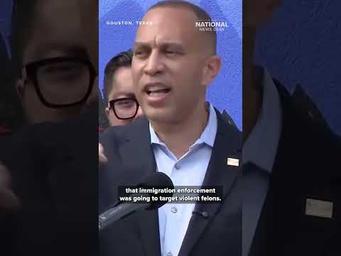 Jeffries blames Trump's 'toxic policies'