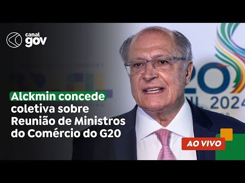 🔴 Entrevista coletiva detalha Reunião de Ministros do Comércio do G20