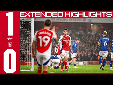 17 GAMES UNBEATEN AT HOME! | EXTENDED HIGHLIGHTS | Arsenal vs Ipswich Town (1-0) | Premier League