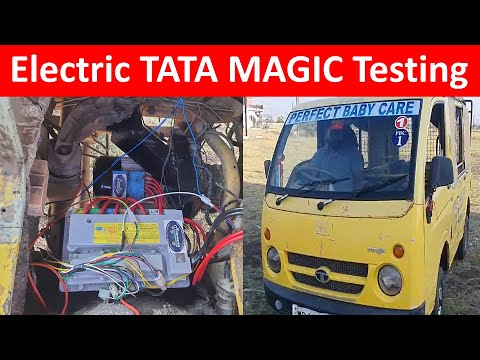 Etectric TATA Magic Frist Testing | TATA Magic  EV Conversion | EV Conversion kit India | EV kit