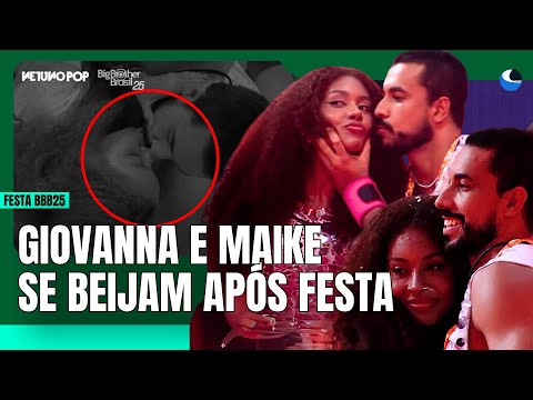 Maike e Giovanna trocam beijos após festa do BBB 25 | Ivete Sangalo incentivou novo casal