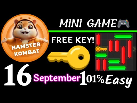 16 September 🔑 Puzzle Trick: P2E Hamster Kombat Mini Game Solved