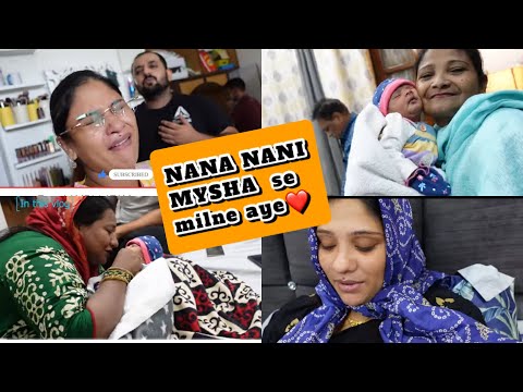 Mysha se milne aye Nana Nani || ❤️❤️