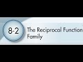 Understanding Reciprocal Functions