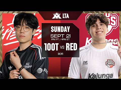 LTA Playoffs Elim. Match | 100T vs RED