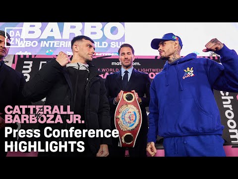 Jack Catterall vs. Arnold Barboza Jr. | Press Conference Highlights