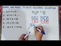 Algebraic Equations and Bar Models
