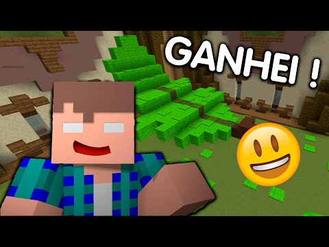 JOGUEI BUILD BATTLE PELA PRIMEIRA VEZ E GANHEI ! - Minecraft Build Battle