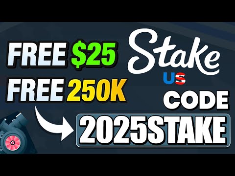 STAKE US CODE - "2025STAKE" | BONUS $25 STAKE CASH + 250К GOLDCOINS