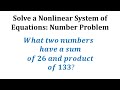 Solving Systems of Equations