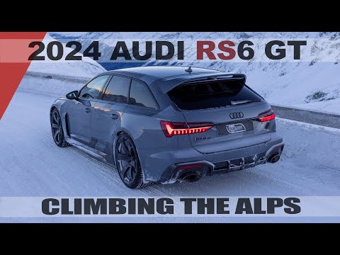 CAN THE 2024 AUDI RS6 GT HANDLE THE ALPS? Winter dream roadtrip in our favourite Audi right now