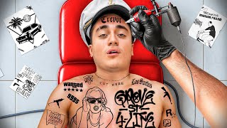 Me LLENÉ el CUERPO con TATUAJES de GTA 5 😳💉 (REAL)