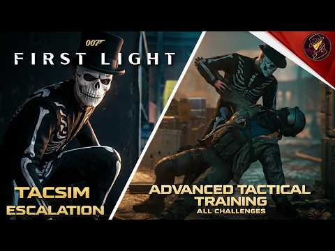 007 First Light TacSim - Advanced Tactical Training - All Challenges | Escalations | Walkthrough