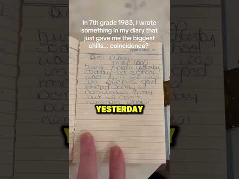 She Found Something Creepy in Her Diary...
