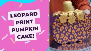 Pumpkin Cake using Flexi Frost and Carve!