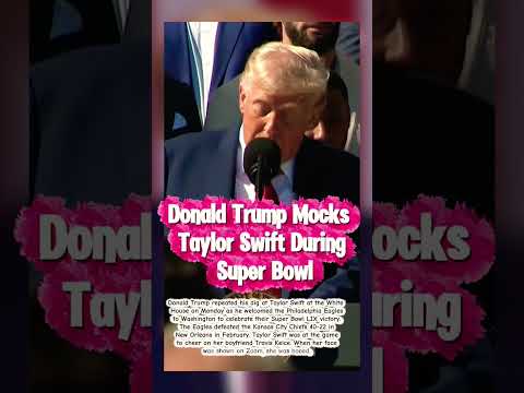 The eagles beat the Kansas City chiefs #news #donaldtrump #taylorswift