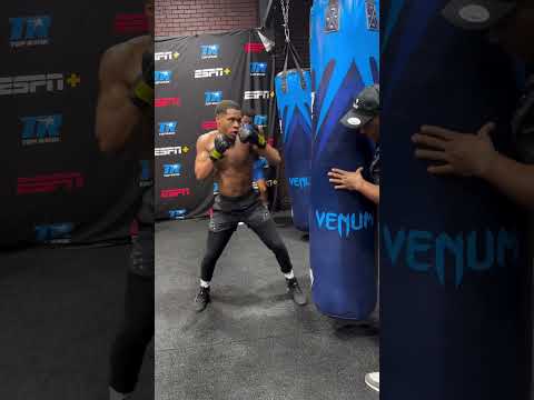 Devin haney unleashes on the bag ahead of ryan garcia fight 💥