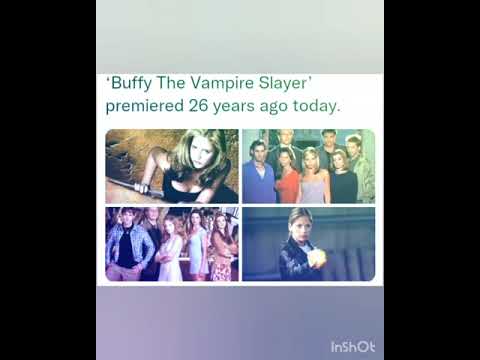 Buffy The Vampire Slayer’ premiered 26 years ago today.