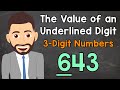 Finding the Value of an Underlined Digit in 3-Digit Numbers