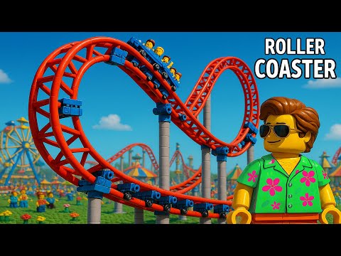 I Built a Fully Automated LEGO Roller Coaster — Watch It Go!