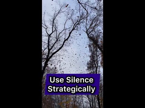 Silence can be a powerful tool in negotiations, so embrace it.