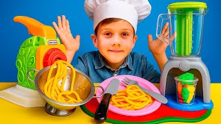 🍝 Leo Evde Spagetti Yapıyor! Market Yok, Makarnayı Kendisi Hazırlıyor! 🌿
