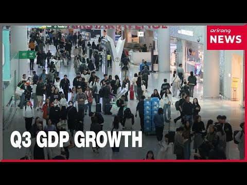 YouTube video thumbnail: S. Korea Posts Third-Highest Q3 GDP Growth Among Major OECD Economies