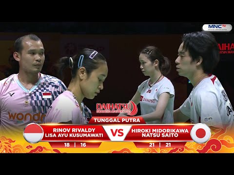 INA (0) Vs JPN (2) : Rivaldy & Kusumawati Vs Midorikawa & Saito | DAIHATSU INDONESIA MASTERS 2025