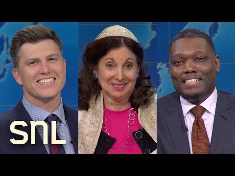 Colin Jost and Michael Che's Memorable Weekend Update Joke Swaps | Season 49 | Saturday Night Live