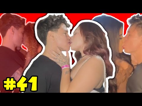 BEIJANDO DESCONHECIDAS NA VITRINI + VLOG