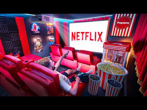 I Built My Dream Home Movie Theatre!