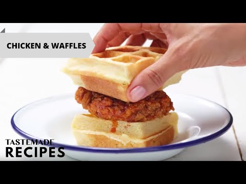 Hot Chicken & Waffle Sliders Are the Best At-Home Brunch