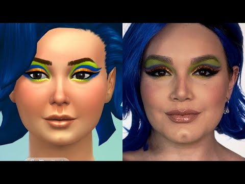 REPRODUZI A MAKE DO KIT MODA BLOCO DE CARNAVAL DO THE SIMS 4