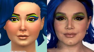 REPRODUZI A MAKE DO KIT MODA BLOCO DE CARNAVAL DO THE SIMS 4
